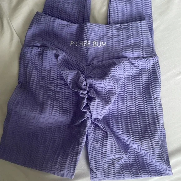 PCHEEBUM SCRUNCH LILAC LEGGING SIZE M - Picture 2 of 3
